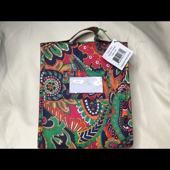 Vera Bradley Venetian Paisley Lunch Sack NWT - Picture 3 of 7